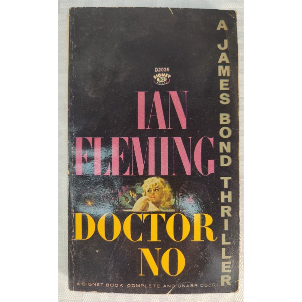 Doctor No Ian Fleming 1958 James Bond Thriller Signet Movie Tie-In Paperback PB